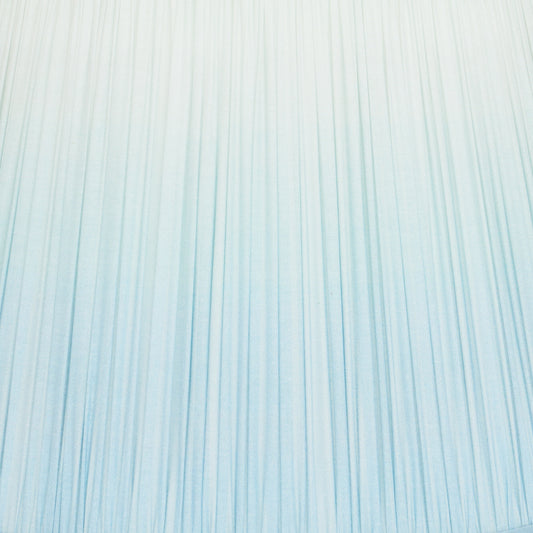 14" to 18" Blue Ombre Shirred Pleat