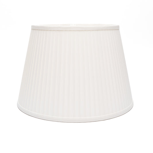 10" to 18" Bone Linen Knife Pleat Modified Drum