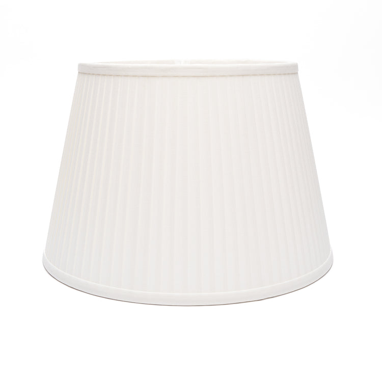 10" to 18" Bone Linen Knife Pleat Modified Drum