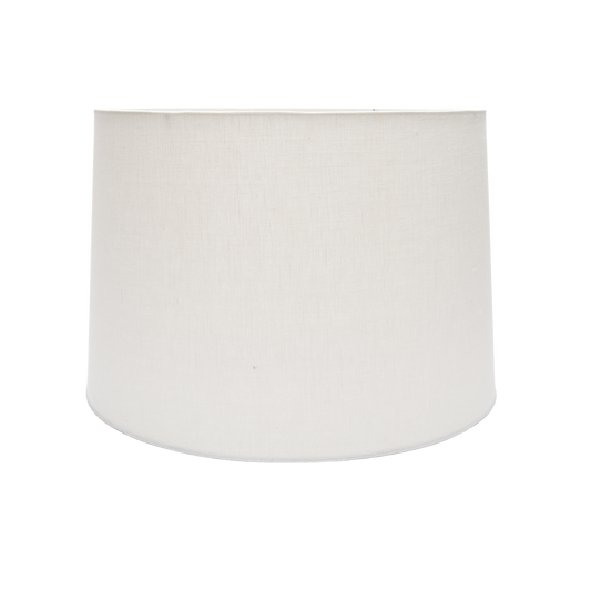 8" to 22" Bone Linen Rolled Edge Retro Drum