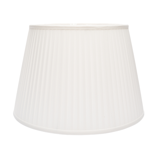 12" to 18" Bone Silk Knife Pleat Modified Drum