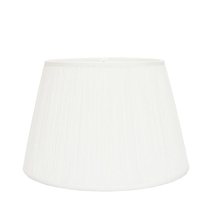 12" to 20" Bone Silk Shirred Pleat