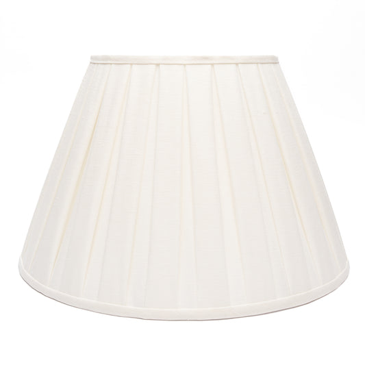 Edgar-Reeves 8" to 24" Bone Linen Box Pleat