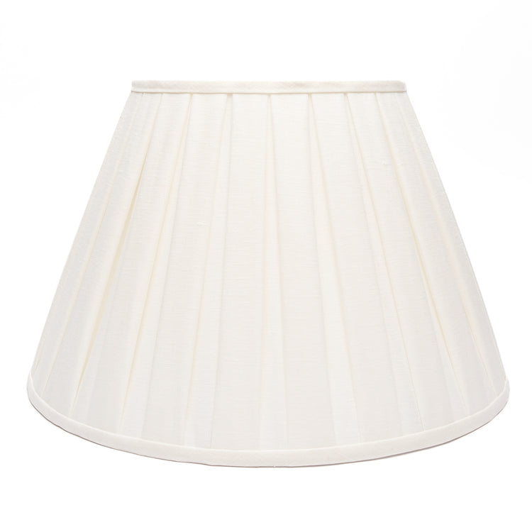 Edgar-Reeves 8" to 24" Bone Linen Box Pleat