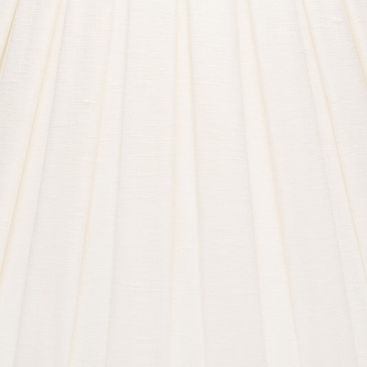 Edgar-Reeves 8" to 24" Bone Linen Box Pleat