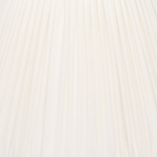 Edgar-Reeves 6" Bone Linen Gathered Candle Clip