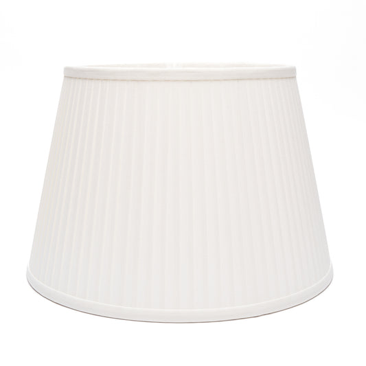 12" to 18" Bone Linen Knife Pleat Modified Drum