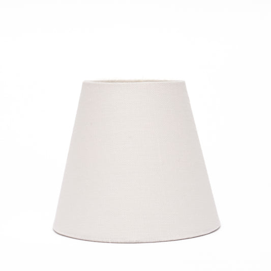4" to 6" Bone Linen Rolled Edge Candle Clip