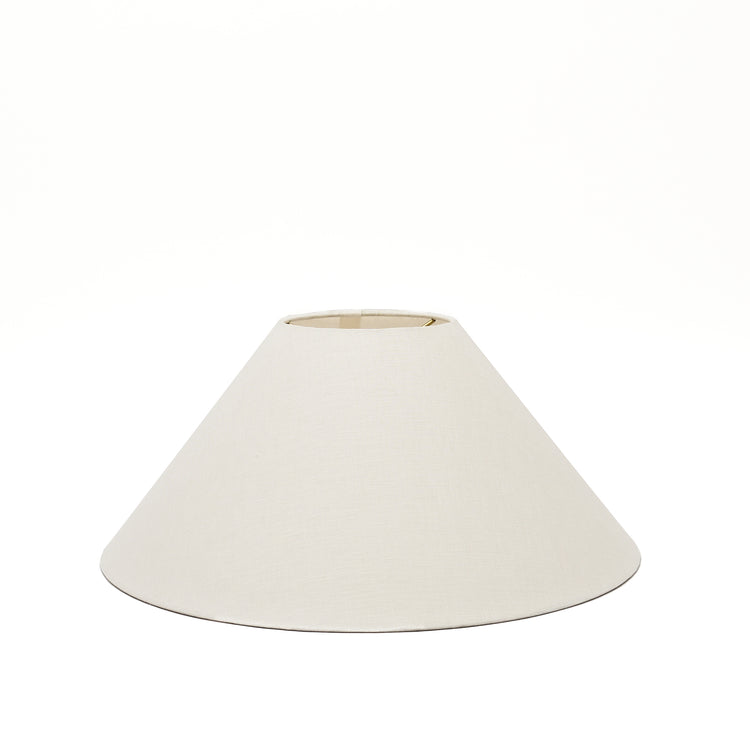 16" to 20" Bone Linen Rolled Edge Coolie