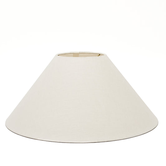 16" to 20" Bone Linen Rolled Edge Coolie