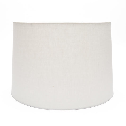 8" to 22" Bone Linen Rolled Edge Retro Drum