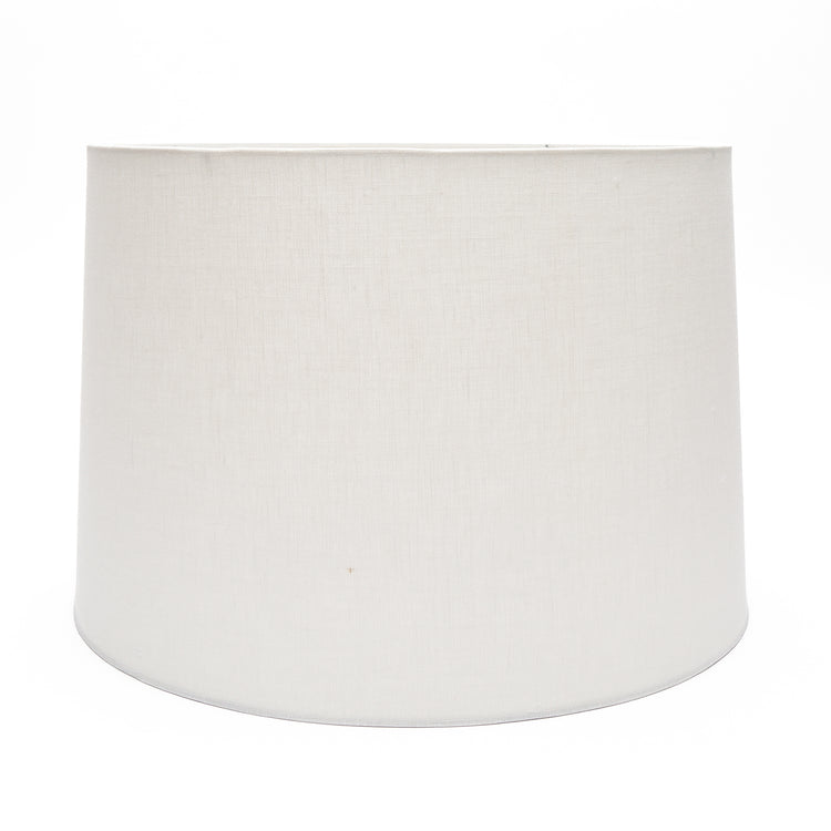 8" to 22" Bone Linen Rolled Edge Retro Drum