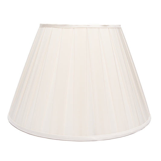 Edgar-Reeves 8" to 24" Bone Silk Box Pleat