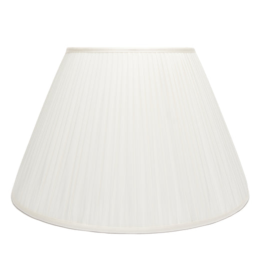 Edgar-Reeves 8" to 24" Bone Silk Gathered Pleat
