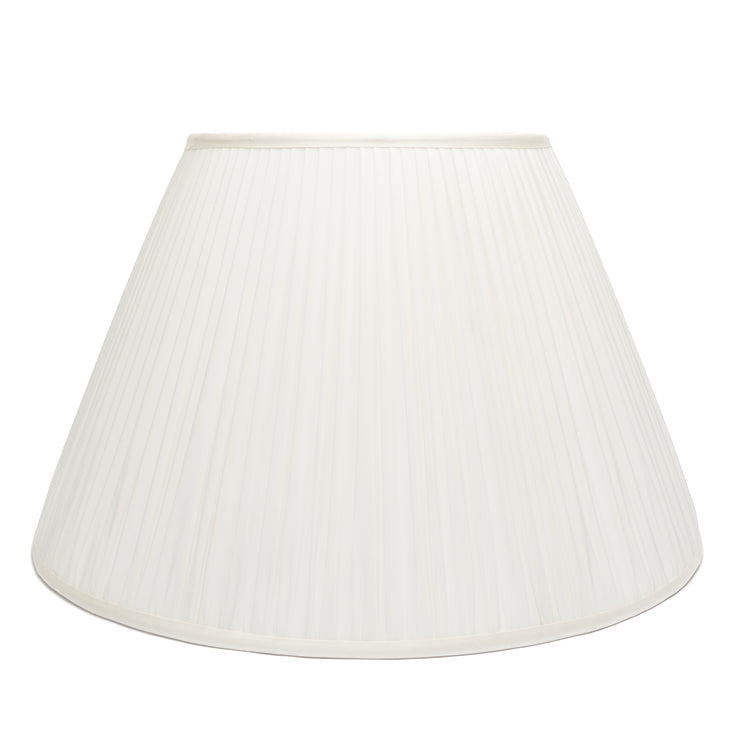 Edgar-Reeves 8" to 24" Bone Silk Gathered Pleat