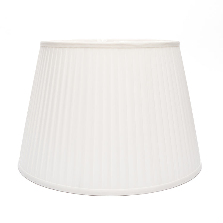 12" to 18" Bone Silk Knife Pleat Modified Drum