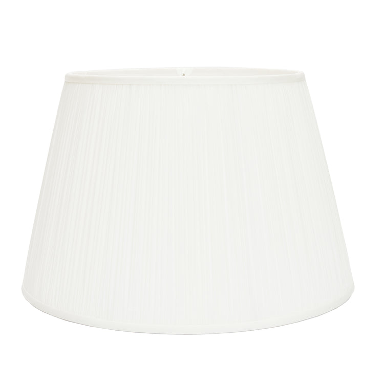 12" to 20" Bone Silk Shirred Pleat