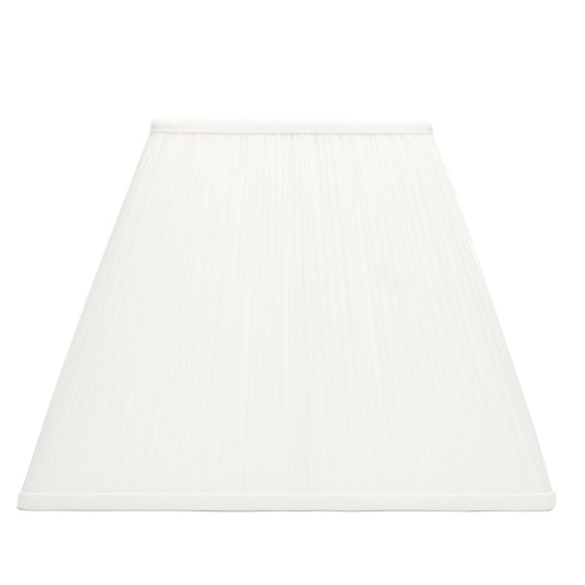 12" to 16" Bone Silk Shirred Square