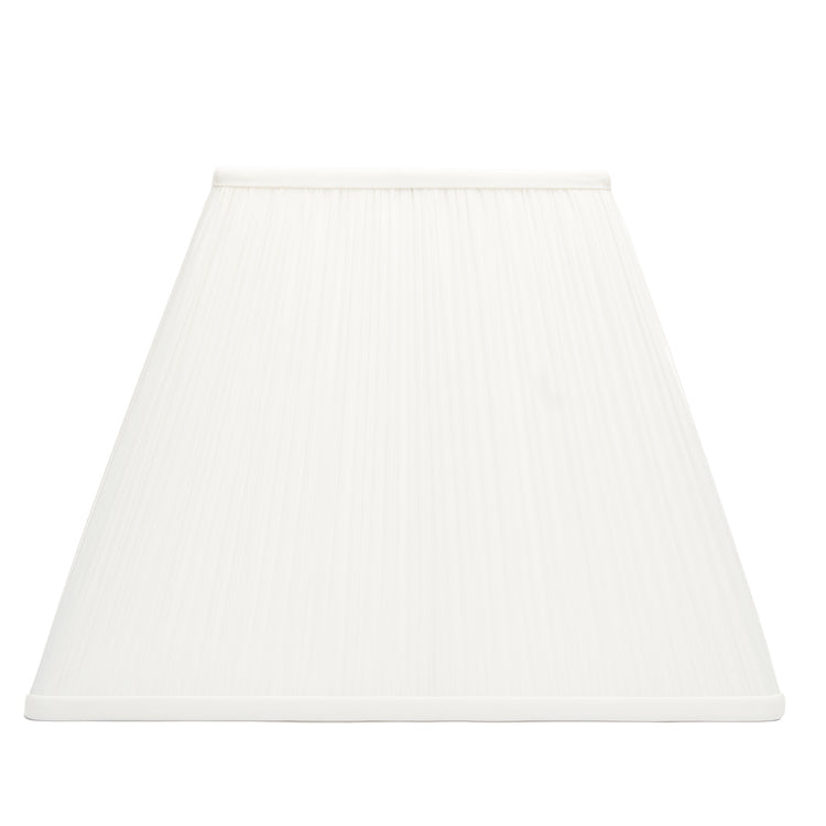 12" to 16" Bone Silk Shirred Square