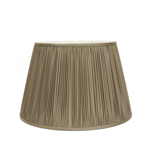 12" to 20" Brindle Silk Shirred Pleat