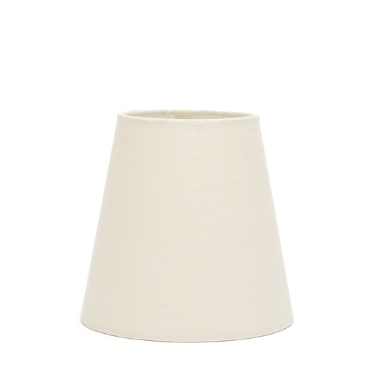 Edgar-Reeves 6" Cream Linen Rolled Edge Candle Clip