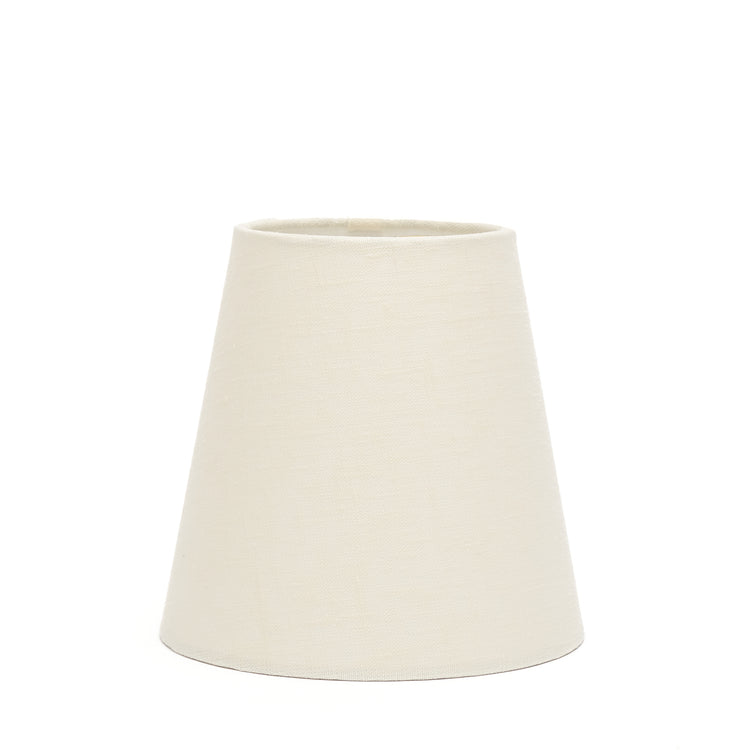 Edgar-Reeves 6" Cream Linen Rolled Edge Candle Clip