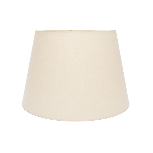 8" to 20" Cream Linen Rolled Edge Modified Drum