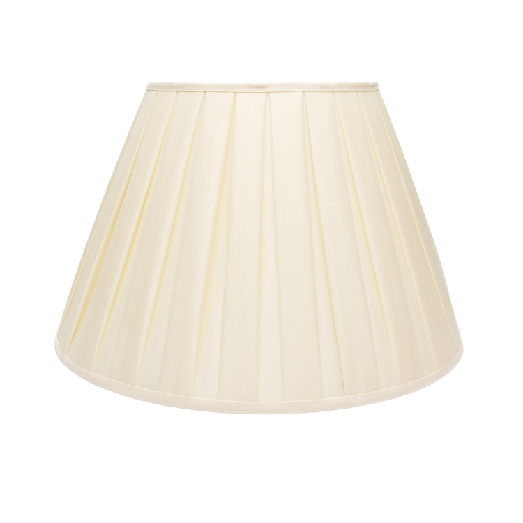 Edgar-Reeves 8" to 24" Cream Silk Box Pleat