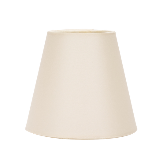 4" - 6" Cream Silk Rolled Edge Candle Clip