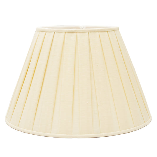 Edgar-Reeves 8" to 24" Cream Linen Box Pleat