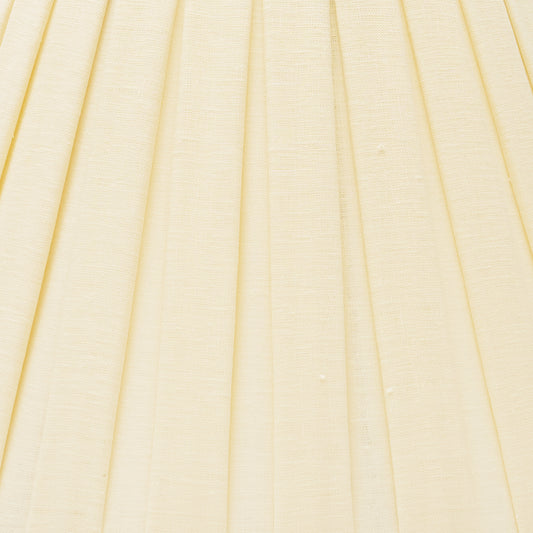 Edgar-Reeves 8" to 24" Cream Linen Box Pleat
