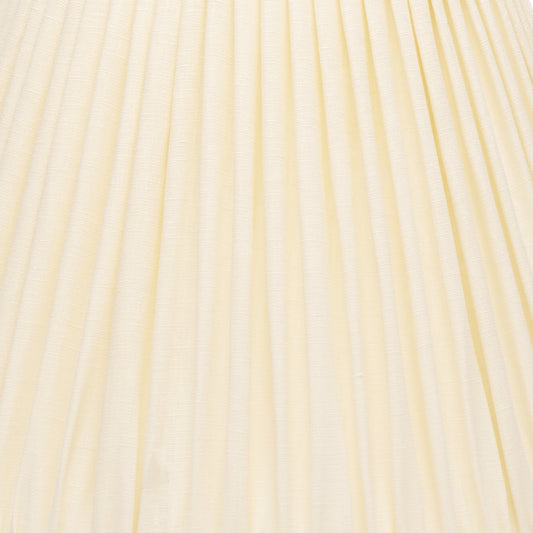 Edgar-Reeves 6" Cream Linen Gathered Candle Clip