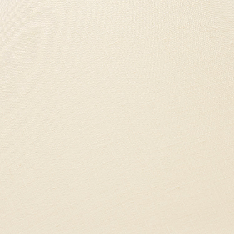 16" to 20" Cream Linen Rolled Edge Coolie