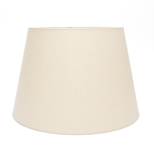 8" to 20" Cream Linen Rolled Edge Modified Drum