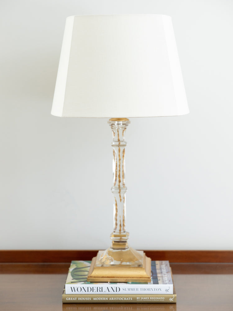 10" to 18" Cream Linen Rolled Edge Square