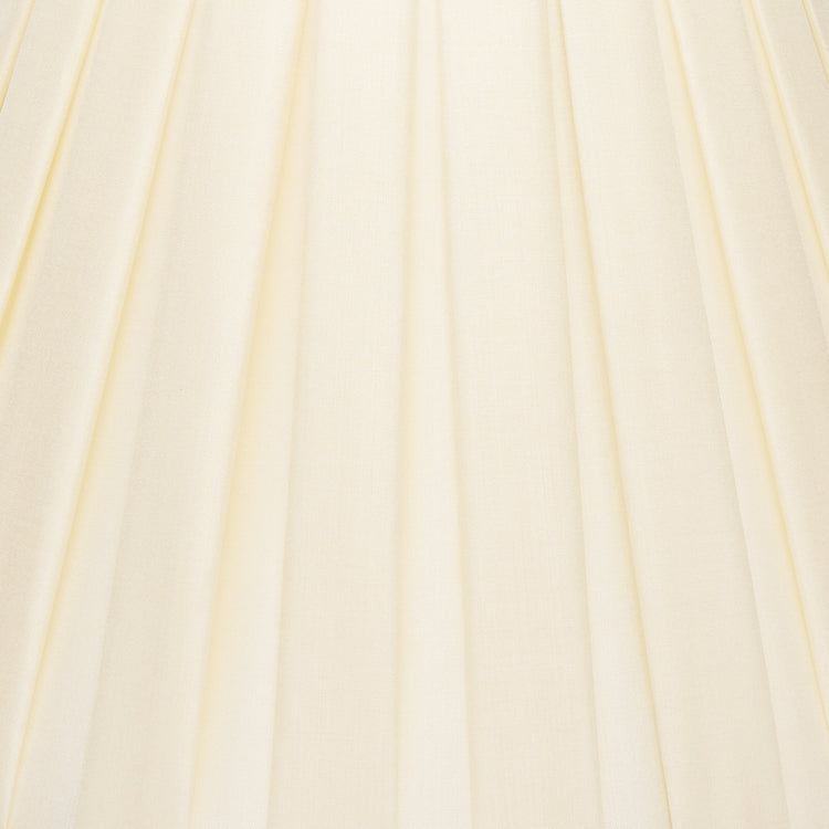 Edgar-Reeves 8" to 24" Cream Silk Box Pleat