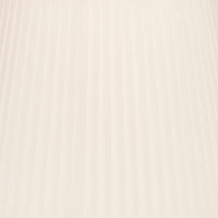 12" to 18" Cream Silk Knife Pleat Modified Drum
