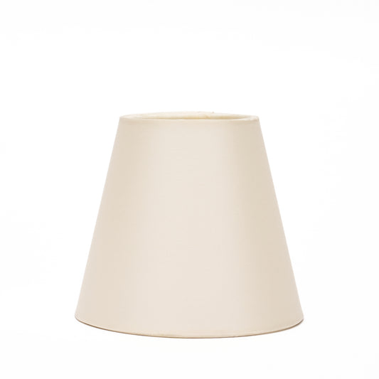 4" to 6" Cream Silk Rolled Edge Candle Clip