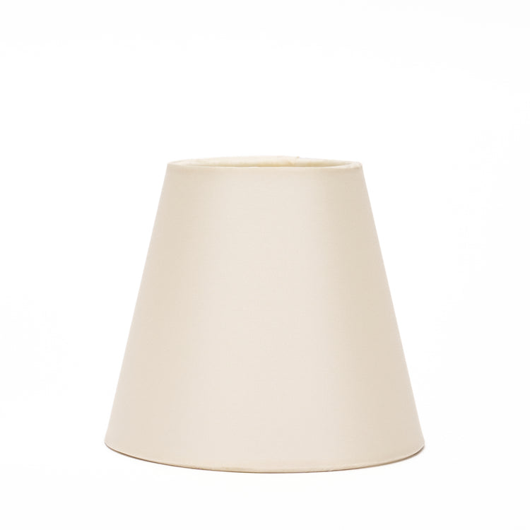 4" to 6" Cream Silk Rolled Edge Candle Clip