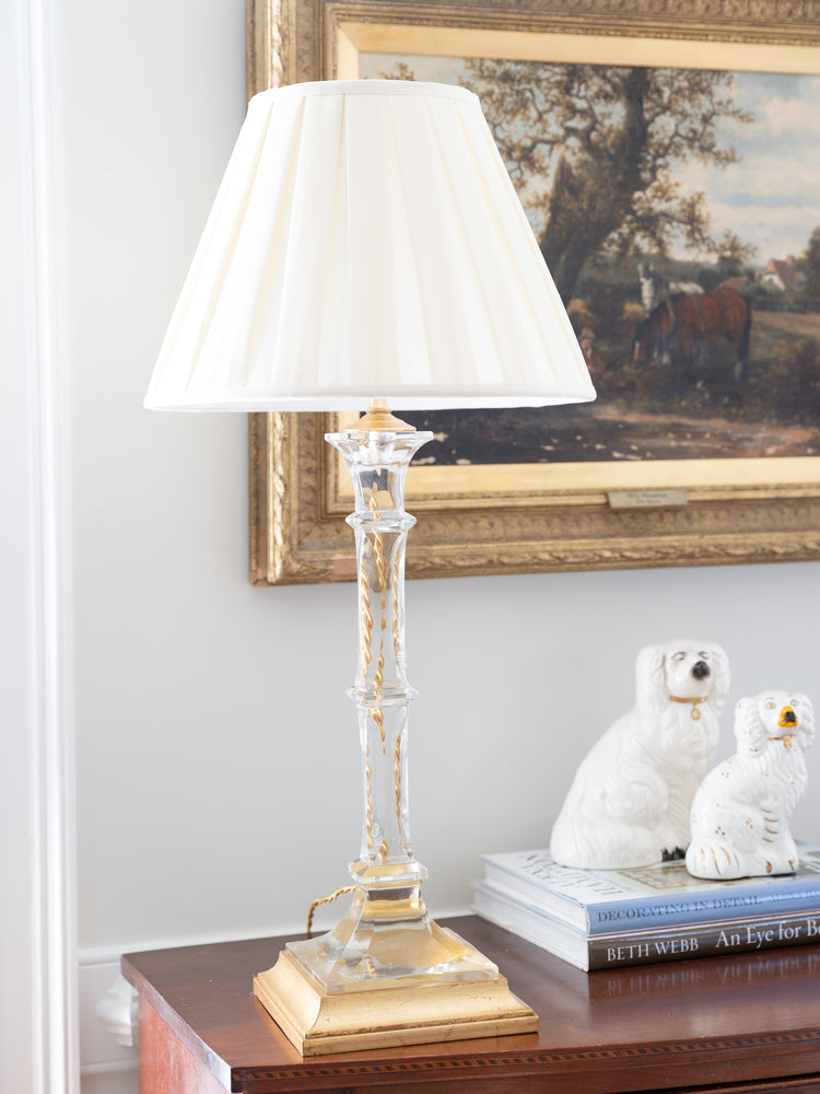 Edgar-Reeves 8" to 24" Cream Silk Box Pleat