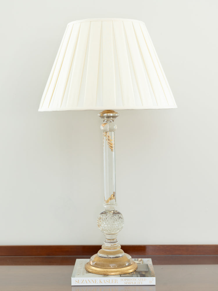 Edgar-Reeves 8" to 24" Cream Silk Box Pleat