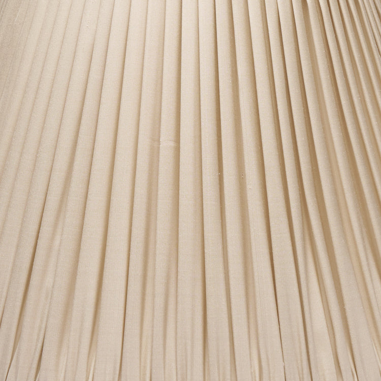 Edgar-Reeves 8" to 24" Ecru Silk Gathered Pleat