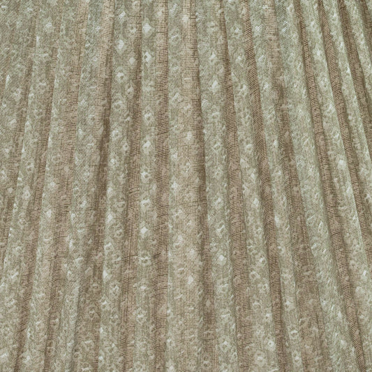 Fermoie 4.5" to 24" Gathered Bedwyn, Green Figured Linen