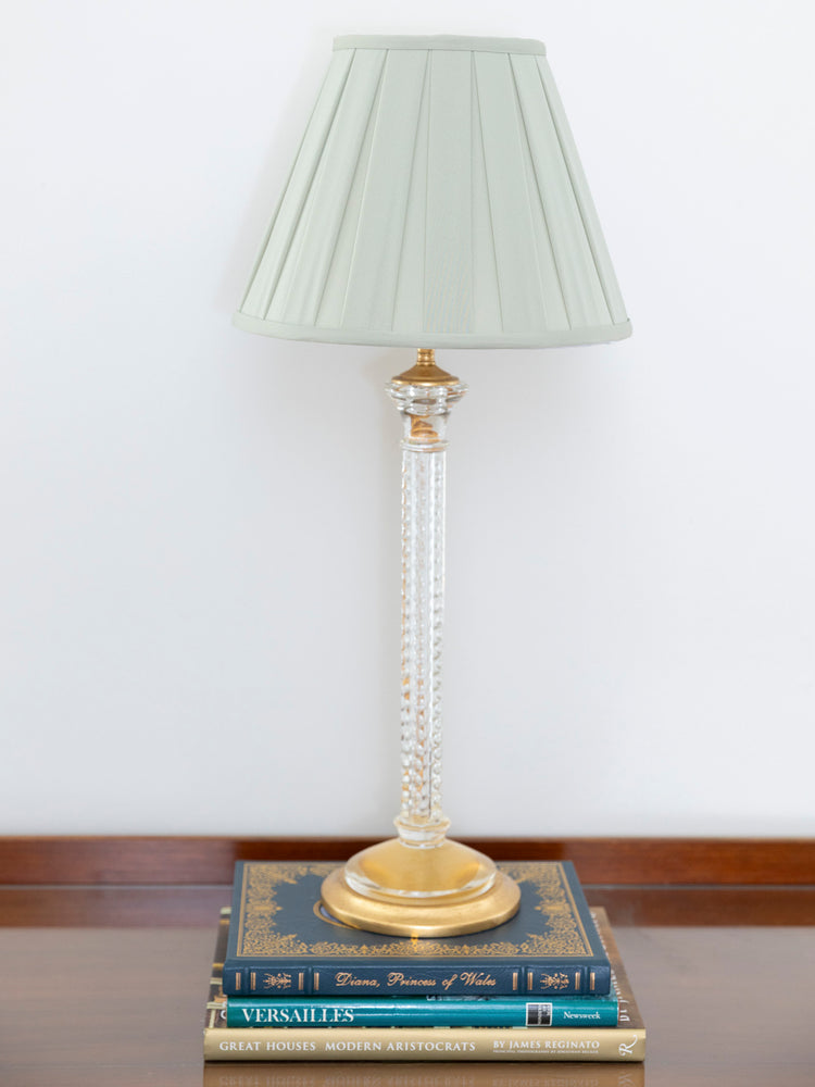 Edgar-Reeves 12" to 24" Celadon Silk Box Pleat
