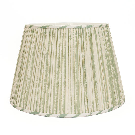 14" to 18" Green Bark Print Shirred Pleat