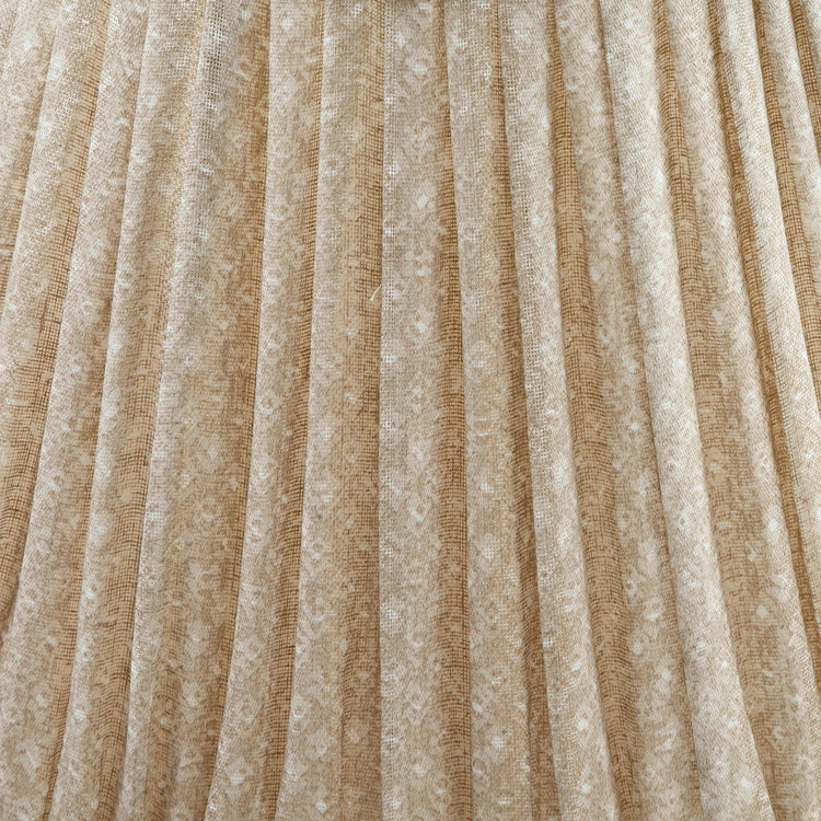 Fermoie 4.5" to 24" Gathered Bedwyn, Ecru Figured Linen
