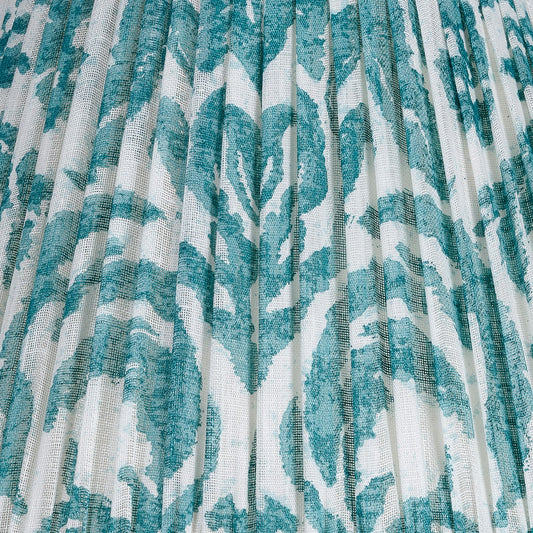 Fermoie 12" to 18" Oval Gathered Bedwyn, Teal Marlborough
