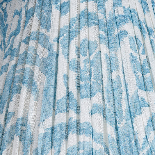 Fermoie 12" to 18" Oval Gathered Bedwyn, Light Blue Marlborough