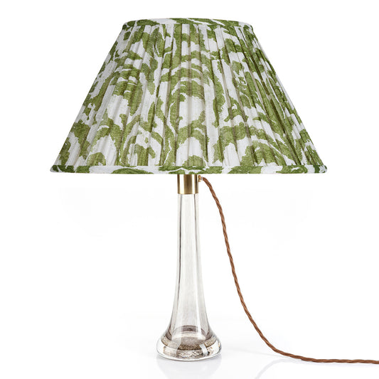 Fermoie 12" to 18" Oval Gathered Bedwyn, Green Marlborough
