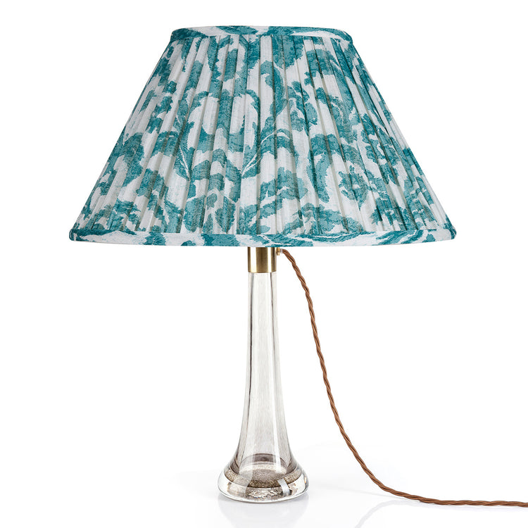 Fermoie 12" to 18" Oval Gathered Bedwyn, Teal Marlborough